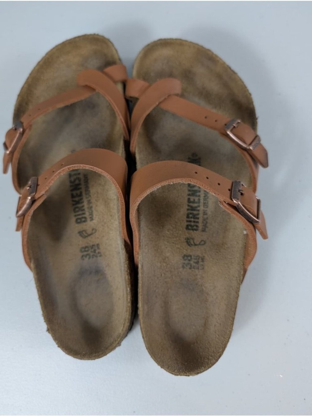 Birkenstock Mayari sandals in light brown women's size 7 - Picture 4 of 10